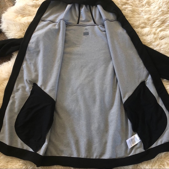 ADIDAS CLIMALITE HOODED JACKET/CARDIGAN XS - Picture 4 of 6